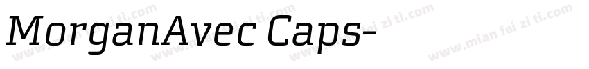 MorganAvec Caps字体转换
